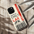 Personalized Travel Luggage Tag iPhone Case